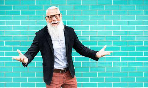Life is beautiful, cheerful baby boomer Healthy Ager