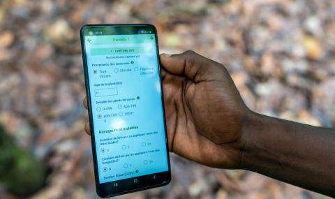 capturing Cocoa farm data