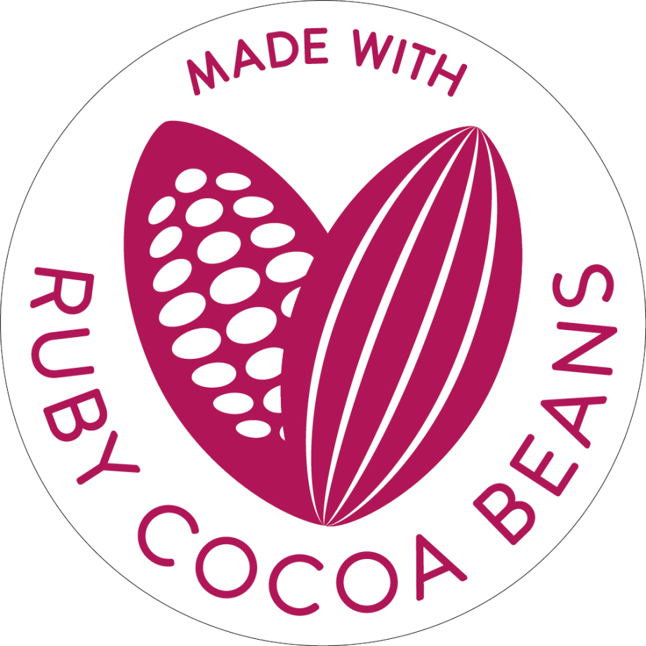Barry Callebaut Ruby stamp - Made with Ruby Cocoa Beans