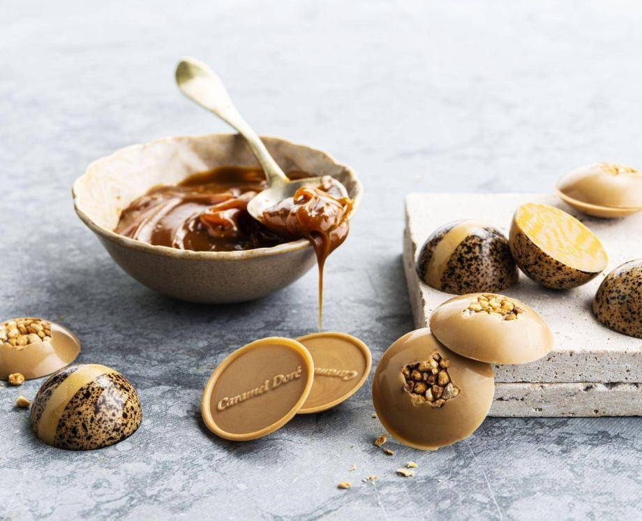 caramel bottons