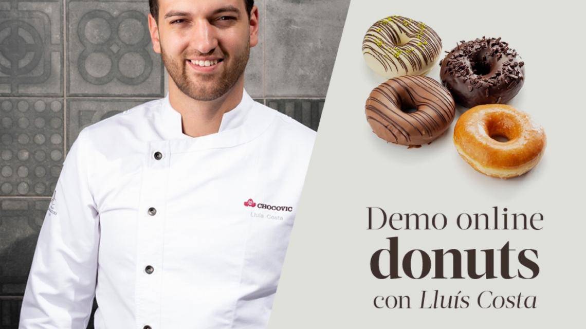 Recetas donuts de chocolate artesanales Lluís Costa