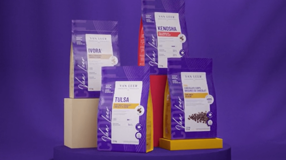 4 packs of Van Leer chocolate